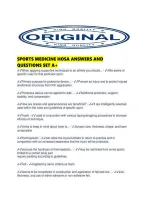 Sports Medicine Hosa Answers And Questions Set A&period;pdf