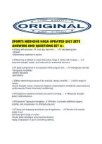 Sports Medicine Hosa Updated 2027 Sets Answers And Questions Set A&period;pdf