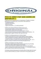 Psych 105 Correct Study Guide Answers And Questions Set A&period;pdf