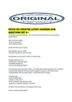 Psych 105 Updated Latest Answers And Questions Set A&period;pdf