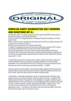 Enrolled Agent Examination 2027 Answers And Questions Set A&period;pdf