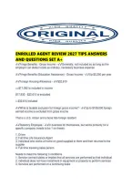 Enrolled Agent Review 2027 Tips Answers And Questions Set A&period;pdf
