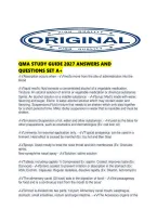 Qma Study Guide 2027 Answers And Questions Set A&period;pdf