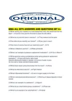 Qma All Sets Answers And Questions Set A&period;pdf