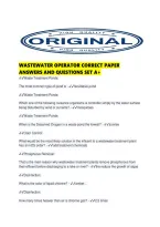 Wastewater Operator Correct Paper Answers And Questions Set A&period;pdf