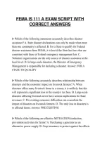 Fema&lowbar;Is&lowbar;111&lowbar;A&lowbar;Livestock&lowbar;In&lowbar;Disasters&lowbar;Exam&lowbar;Script&lowbar;2026&lowbar;Updated&lowbar;Questions&period;pdf