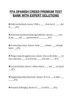 Ffa Spanish Creed Final Paper 2026 Questions And Answers 100&period;Pdf