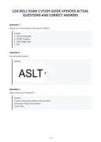 Log Bolc Exam 2 Study Guide Updated Actual&NewLine;Questions And Correct Answers