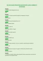 Dcjs Exam Updated Questions And Correct&NewLine;Answers