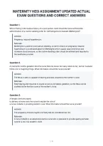 Maternity Hesi Test Bank &lpar;Combined&NewLine;Red Hesi And Other Sources&rpar; Expected&NewLine;Questions With Verified Answers&NewLine;