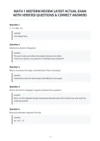 Math 2 Final Exam Updated Actual Questions&NewLine;And Correct Answers