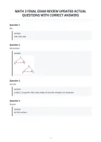Math 141 Psu Final Exam Frequently&NewLine;Tested Actual Questions With Correct&NewLine;Answers