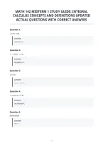 Math 1342 Exam 2 Review Frequently Tested&NewLine;Actual Questions With Correct Answers