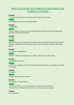 Ehst 2110 Exam 2 Ecu Updated Questions And&NewLine;Correct Answers