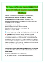 ATI PN Adult Medical-Surgical 2026 &lpar;Med&NewLine;Surg&rpar; ATI PN Adult Medical-Surgical 2026 &NewLine;&lpar;Med-Surg&rpar; 