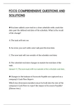 Fccs Comprehensive Questions And&NewLine;Solutions&NewLine;
