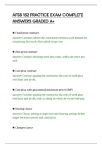 Afsb 152 Practice Exam Complete&NewLine;Answers Graded A&plus;