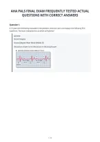 Aha Pals Final Exam Frequently Tested Actual&NewLine;Questions With Correct Answers