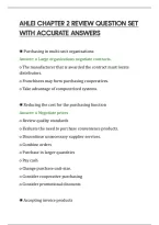 Ahlei Chapter 2 Review Question Set&NewLine;With Accurate Answers
