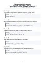 Ammo Test 63 Expected&NewLine;Questions With Verified Answers