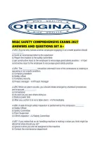 Mssc Safety Comprehensive Exams 2027 Answers And Questions Set A&period;pdf