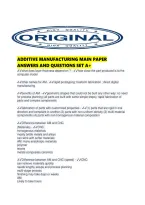 Additive Manufacturing Main Paper Answers And Questions Set A&period;pdf
