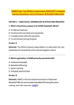 IAABO Rules Test Written Examination 2026&sol;2027 Complete &NewLine;Practice Questions&comma; Correct Answers & Detailed Rationales 