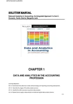 Solution Manual for Data and Analytics in Accounting&colon; An Integrated Approach 1st Edition by Ann C&period; Dzuranin&comma; Guido Geerts & Margarita Lenk &ndash; Complete Chapter-by-Chapter Answers&comma; Exercises & Cases