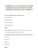 Florida Lp Gas Master Qualifier Exam Package Deal 100&percnt; Verified 2026&sol;2027