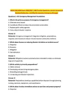 IAEM CEM&sol;AEM Exams