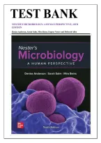 Nester&rsquo;s Microbiology&colon; A Human Perspective 10th Edition &vert; Test Bank&comma; Practice Questions & Answers 2026&sol;2027