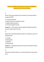 Ironworker NCCER Exam Questions and Answers 2026&sol;2027 &ndash; &NewLine;Complete Set with Correct Solutions 