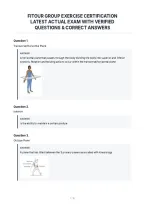 Fitour Group Exercise Certification&NewLine;Latest Actual Exam With Verified&NewLine;Questions & Correct Answers