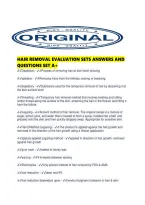 Hair Removal Evaluation Sets Answers And Questions Set A&period;pdf