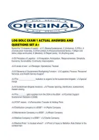 Log Bolc Exam 1 Actual Answers And Questions Set A&period;pdf