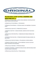 Pilates Basi Latest Actual Answers And Questions Set A&period;pdf
