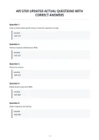 Api 570&excl;&excl; Updated Actual Questions With&NewLine;Correct Answers&NewLine;
