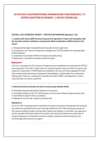 Nu 578 Unit 4 Gastrointestinal Pharmacology Exam 2026&sol;2027 &vert; 75 &NewLine;Verified Questions & Answers &vert; &vert; Instant Download &period;