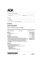 aqa a level 2026 psychology paper 1 questions 
