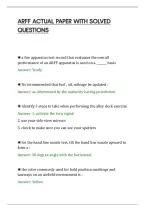 Arff Actual Paper With Solved Questions