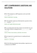 Arff Comprehensive Questions And Solutions