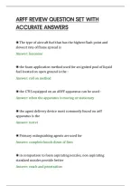 Arff Review Question Set With Accurate Answers&period;p