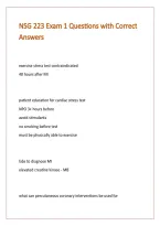 NSG 223 Exam 1 Questions with Correct Answers