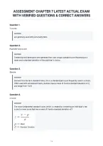 Assessment Of Children &lpar;Exam 1&rpar; Frequently&NewLine;Tested Actual Questions With Correct Answe