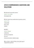Atcn Comprehensive Questions And&NewLine;Solutions
