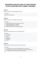 Guidewire Associate Analyst Exam Updated&NewLine;Actual Questions With Correct Answers&NewLine;
