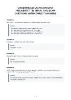 Guidewire Associate Analyst&NewLine;Frequently Tested Actual Exam&NewLine;Questions With Correct Answers&NewLine;