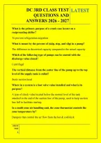 Dc 3Rd Class Test &NewLine;Questions And &NewLine;Answers 2026 - 2027