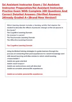 SSI Assistant Instructor Exam &sol; SSI Assistant Instructor Preparation&sol;SSI