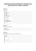 Hematology Exam 5 Frequently Tested Actual&NewLine;Questions With Correct Answers